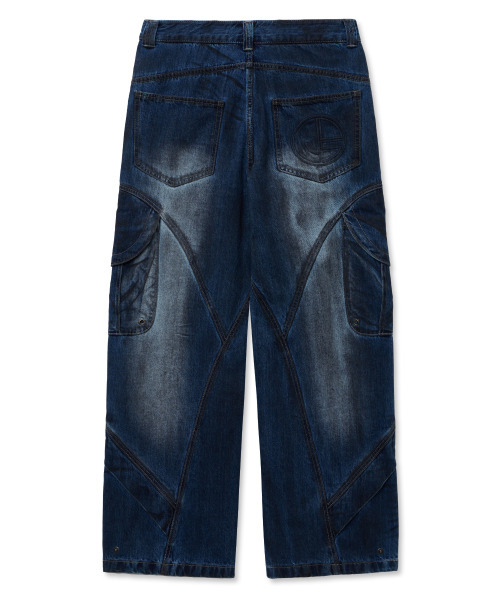 IDWS(アイドンワナセル)の「Pryer Cargo Denim Pants Indigo(デニムパンツ・レディース・その他・0/2/1)」の3枚目の写真