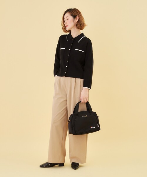 FILA（フィラ）の「【FILA別注】撥水2WAYボストン（ボストンバッグ・レディース・ピンク/ブラック/グレー・00）」の22枚目の写真