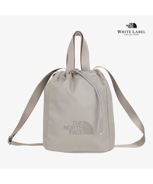 THE NORTH FACE(ザノースフェイス)の「【国内未発売】 THE NORTH FACE(ザ・ノースフェイス)/ロゴプリント 軽量 巾着バッグ バケットバッグ ミニショルダーバッグ/BONNEY BUCKET BAG MINI(ショルダーバッグ・レディース・クリーム/ブルー/ブラウン/ブラック・FREE)」の9枚目の写真