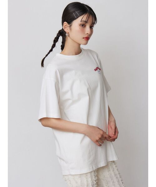 MURUA(ムルーア)の「タピオカショップTシャツ 夏服(Tシャツ/カットソー・レディース・ブラック/ホワイト・FREE)」の5枚目の写真