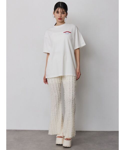 MURUA(ムルーア)の「タピオカショップTシャツ 夏服(Tシャツ/カットソー・レディース・ブラック/ホワイト・FREE)」の7枚目の写真