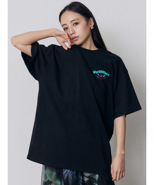 MURUA(ムルーア)の「タピオカショップTシャツ 夏服(Tシャツ/カットソー・レディース・ブラック/ホワイト・FREE)」の14枚目の写真