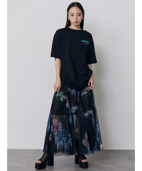 MURUA(ムルーア)の「タピオカショップTシャツ 夏服(Tシャツ/カットソー・レディース・ブラック/ホワイト・FREE)」の15枚目の写真