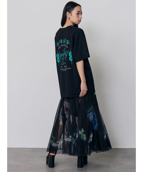 MURUA(ムルーア)の「タピオカショップTシャツ 夏服(Tシャツ/カットソー・レディース・ブラック/ホワイト・FREE)」の18枚目の写真