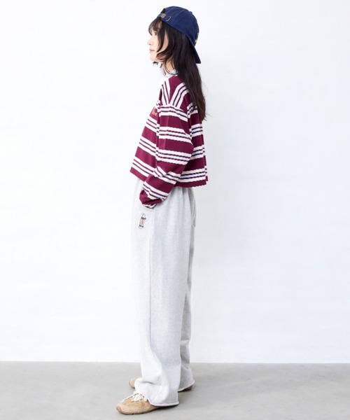 RUGGEDWORKS(ラゲッドワークス)の「ボーダーラガーシャツ(大人サイズ)(Tシャツ/カットソー・メンズ・エンジ/イエロー・XL/L/M)」の18枚目の写真