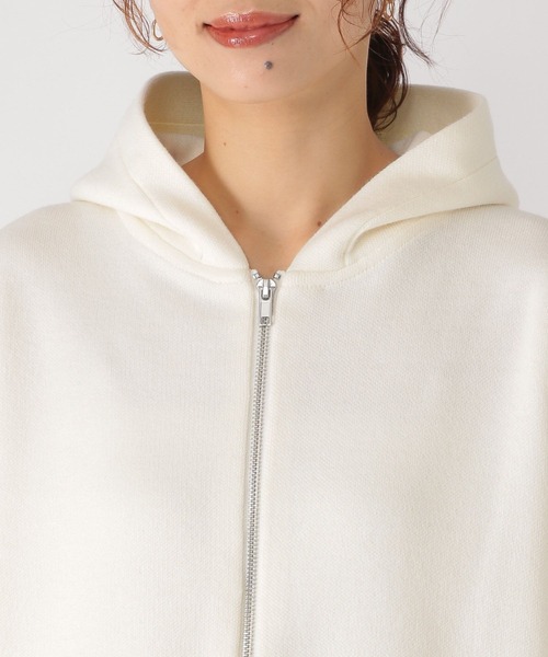 studio CLIP（スタディオクリップ）の「12ゲージニットZIPパーカー（パーカー・レディース・オフホワイト/ライトグレー/ライトベージュ・FREE）」の19枚目の写真