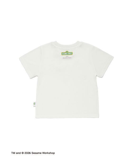gelato pique（ジェラートピケ）の「【SESAME STREET】【KIDS】ワンポイントTシャツ（ルームウェア/パジャマ・キッズ・オフホワイト/グレー・90/100/110/120）」の11枚目の写真
