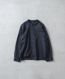 quadro（クオドロ）の「ダブルガーゼウルトラワッシャーミニ衿スクエアーシャツ（シャツ/ブラウス）」