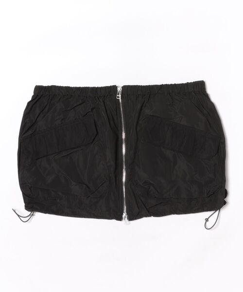 H.A.K（ハク）の「メモリーウェザー＋チュールベアトップスカート（ショルダー付き）（スカート・レディース・カーキ/ブラック・FREE）」の5枚目の写真