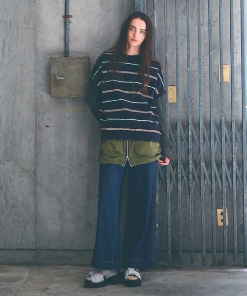 H.A.K（ハク）の「メモリーウェザー＋チュールベアトップスカート（ショルダー付き）（スカート・レディース・カーキ/ブラック・FREE）」の10枚目の写真