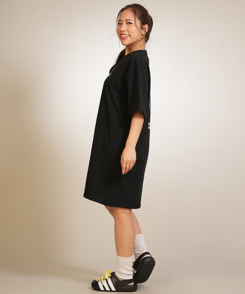 RVCA(ルーカ)の「RVCA/ルーカ 半袖 ワンピース バックプリント BG043355(ワンピース・レディース・カモフラージュ/ホワイト/ブラック・M)」の11枚目の写真