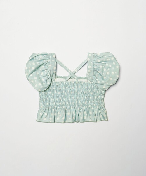 green label relaxing(グリーンレーベルリラクシング)の「コバナガラ タンキニ / 水着 / キッズ 100cm-130cm(水着・キッズ・シャーベット/ライトブルー・130cm/120cm/110cm/100cm)」の14枚目の写真