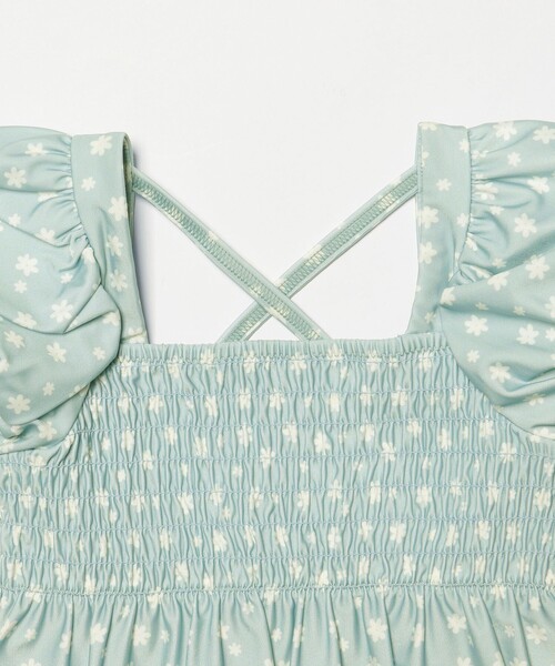 green label relaxing(グリーンレーベルリラクシング)の「コバナガラ タンキニ / 水着 / キッズ 100cm-130cm(水着・キッズ・シャーベット/ライトブルー・130cm/120cm/110cm/100cm)」の15枚目の写真