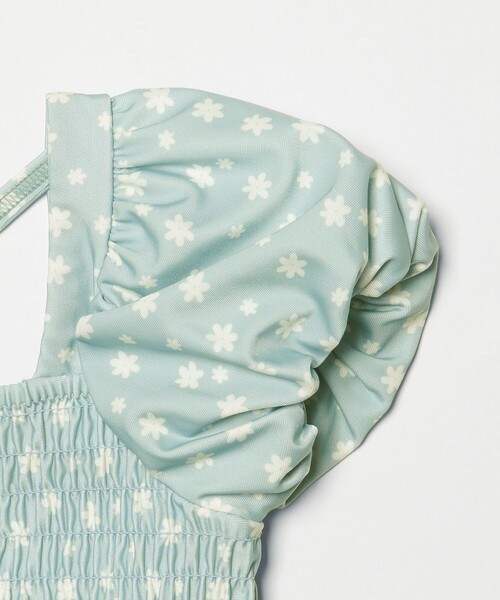 green label relaxing(グリーンレーベルリラクシング)の「コバナガラ タンキニ / 水着 / キッズ 100cm-130cm(水着・キッズ・シャーベット/ライトブルー・130cm/120cm/110cm/100cm)」の16枚目の写真