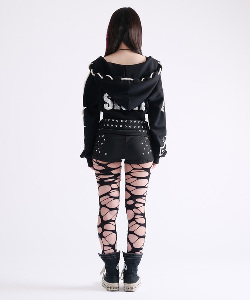 dollslutz(ドルズラッツ)の「【dollslutz】crystal skull cropped ensemble / 【ドルズラッツ】クリスタルスカルクロップドキャミアンサンブル(アンサンブル・レディース・グレー/ブラック・FREE)」の20枚目の写真