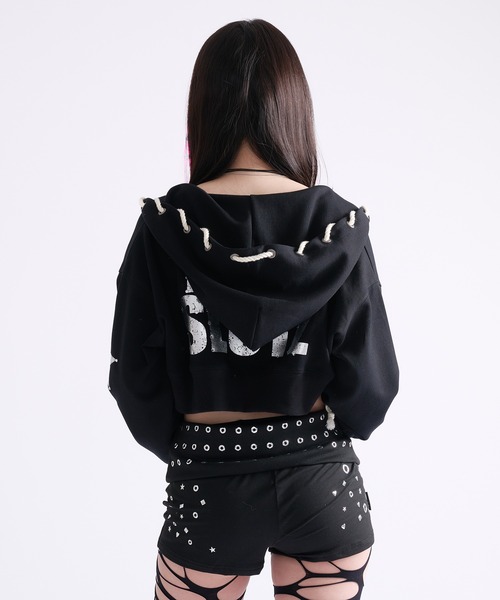 dollslutz(ドルズラッツ)の「【dollslutz】crystal skull cropped ensemble / 【ドルズラッツ】クリスタルスカルクロップドキャミアンサンブル(アンサンブル・レディース・グレー/ブラック・FREE)」の16枚目の写真