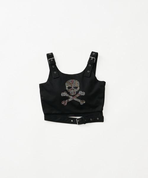 dollslutz(ドルズラッツ)の「【dollslutz】crystal skull cropped ensemble / 【ドルズラッツ】クリスタルスカルクロップドキャミアンサンブル(アンサンブル・レディース・グレー/ブラック・FREE)」の12枚目の写真