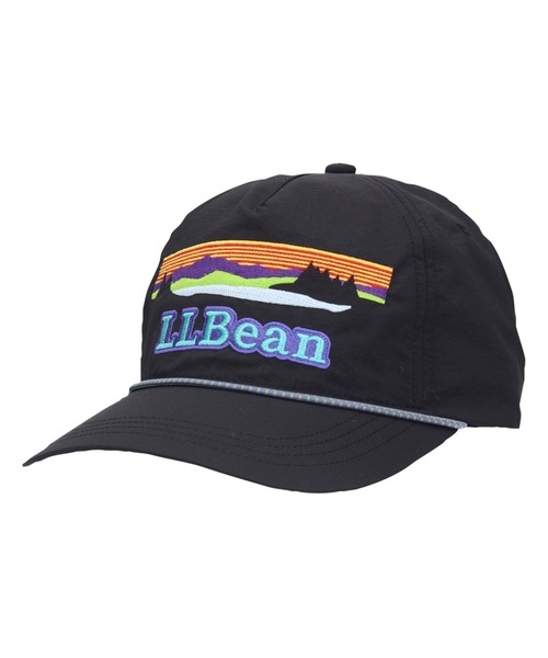 L.L.Bean(エルエルビーン)の「ティン・バッジ・ファイブパネル・キャップ(キャップ・メンズ・ブラック/グリーン/イエロー系/パープル・LARGE)」の1枚目の写真