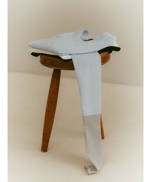 ILANIS(イラニス)の「Quiet Sheer Sleeve Top(Tシャツ/カットソー・レディース・ライトブルー/ブラック/オフホワイト・FREE)」の12枚目の写真