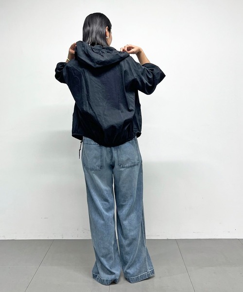 BARNYARDSTORM（バンヤードストーム）の「【『BABALOG』YouTubeご紹介アイテム】BARNYARDSTORM / UVカットエアリーブルゾン＜セットアップ対応＞【UVカット】WEB限定サイズ L（ブルゾン・レディース・ホワイト/ブラック/ベージュ・L/M/S）」の20枚目の写真