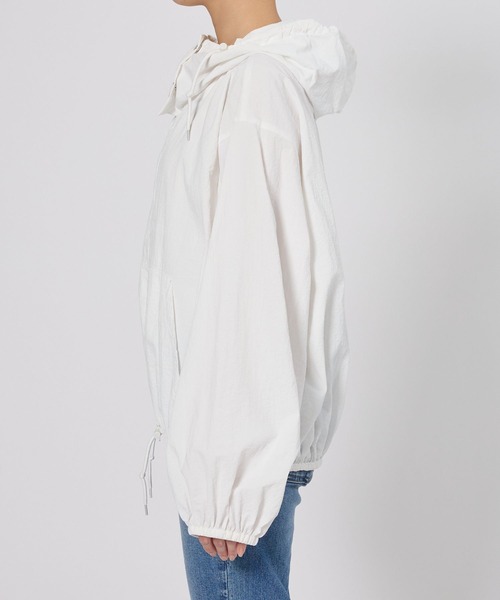 BARNYARDSTORM（バンヤードストーム）の「【『BABALOG』YouTubeご紹介アイテム】BARNYARDSTORM / UVカットエアリーブルゾン＜セットアップ対応＞【UVカット】WEB限定サイズ L（ブルゾン・レディース・ホワイト/ブラック/ベージュ・L/M/S）」の22枚目の写真