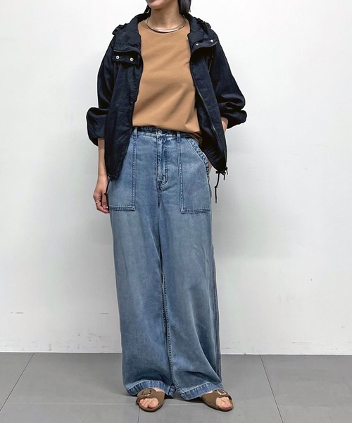 BARNYARDSTORM（バンヤードストーム）の「【『BABALOG』YouTubeご紹介アイテム】BARNYARDSTORM / UVカットエアリーブルゾン＜セットアップ対応＞【UVカット】WEB限定サイズ L（ブルゾン・レディース・ホワイト/ブラック/ベージュ・L/M/S）」の17枚目の写真