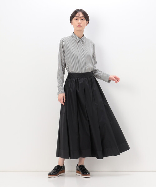 COMME CA（コムサ）の「タフタ スカート（スカート・レディース・ネイビー・9号）」の4枚目の写真