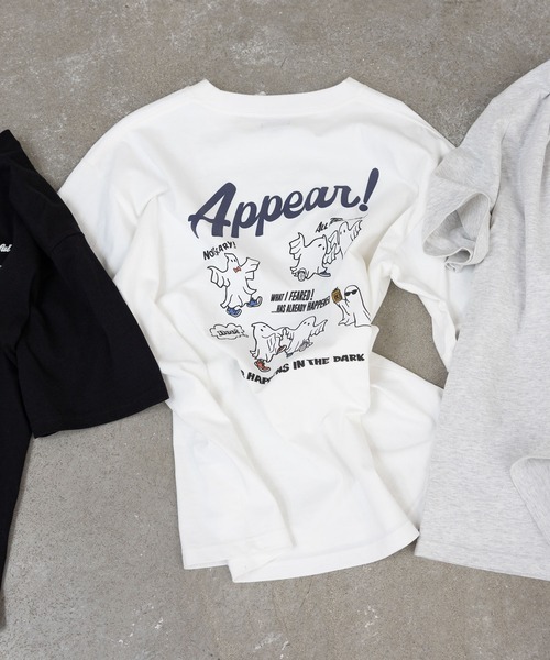 LAKOLE（ラコレ）の「オバケプリントTEE / 644001（Tシャツ/カットソー・メンズ・ブラック/グレー/ホワイト/ネイビー・X-LARGE/LARGE/MEDIUM）」の2枚目の写真