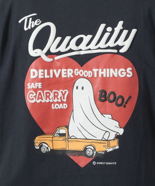 LAKOLE（ラコレ）の「オバケプリントTEE / 644001（Tシャツ/カットソー・メンズ・ブラック/グレー/ホワイト/ネイビー・X-LARGE/LARGE/MEDIUM）」の5枚目の写真