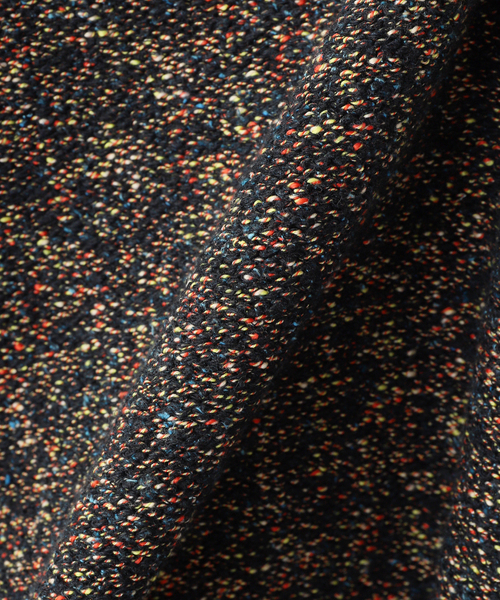 Name.(ネーム)の「Name./ネーム SHIFTED MELANGE KNIT PULLOVER(ニット/セーター・メンズ・ブラック/ライトグリーン・2)」の4枚目の写真