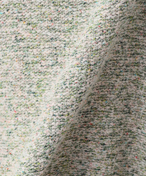 Name.(ネーム)の「Name./ネーム SHIFTED MELANGE KNIT PULLOVER(ニット/セーター・メンズ・ブラック/ライトグリーン・2)」の3枚目の写真