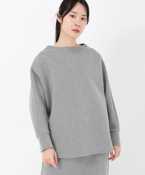 STRAWBERRY-FIELDS（ストロベリーフィールズ）の「ダンボールプルオーバー（Tシャツ/カットソー・レディース・ブラック/グレー/ベージュ・2）」の2枚目の写真