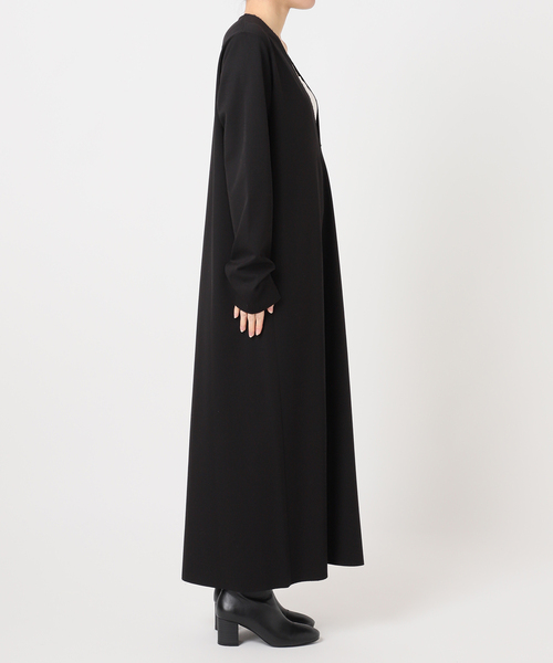 CITYSHOP(シティーショップ)の「《追加2》V NECK LEAN DRESS:ワンピース(ワンピース・レディース・ブラック/チャコールグレー・36/38)」の14枚目の写真