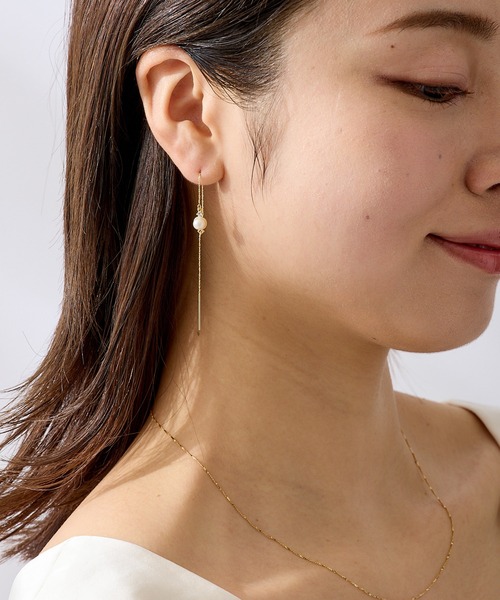CALIN STANDARD(カリンスタンダード)の「◆金属アレルギー対応◆◆made in japan◆パールビジュー アメリカンピアス(ピアス(両耳用)・レディース・ゴールド/シルバー・FREE)」の20枚目の写真