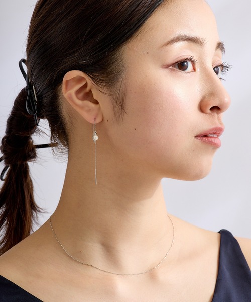 CALIN STANDARD(カリンスタンダード)の「◆金属アレルギー対応◆◆made in japan◆パールビジュー アメリカンピアス(ピアス(両耳用)・レディース・ゴールド/シルバー・FREE)」の16枚目の写真
