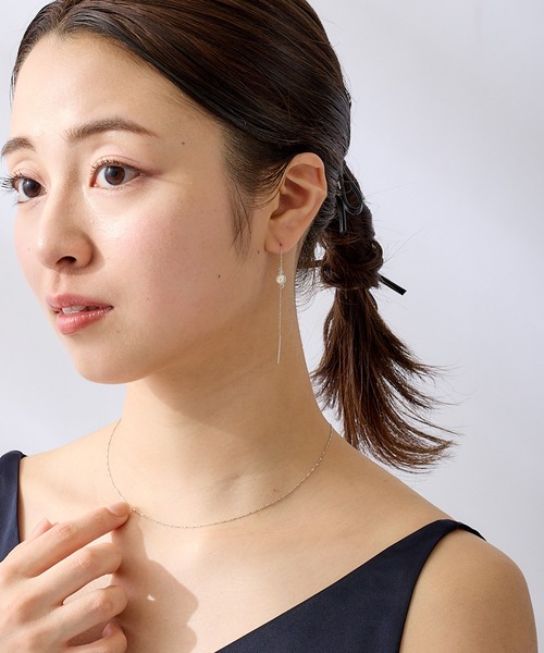 CALIN STANDARD(カリンスタンダード)の「◆金属アレルギー対応◆◆made in japan◆パールビジュー アメリカンピアス(ピアス(両耳用)・レディース・ゴールド/シルバー・FREE)」の9枚目の写真