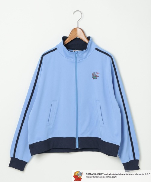 niko and...（ニコアンド）の「【トムとジェリー】コラボ トラックジャージ（ジャージ・レディース・ブルー/ブラウン・MEDIUM/LARGE）」の11枚目の写真