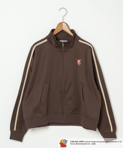 niko and...（ニコアンド）の「【トムとジェリー】コラボ トラックジャージ（ジャージ・レディース・ブルー/ブラウン・MEDIUM/LARGE）」の12枚目の写真