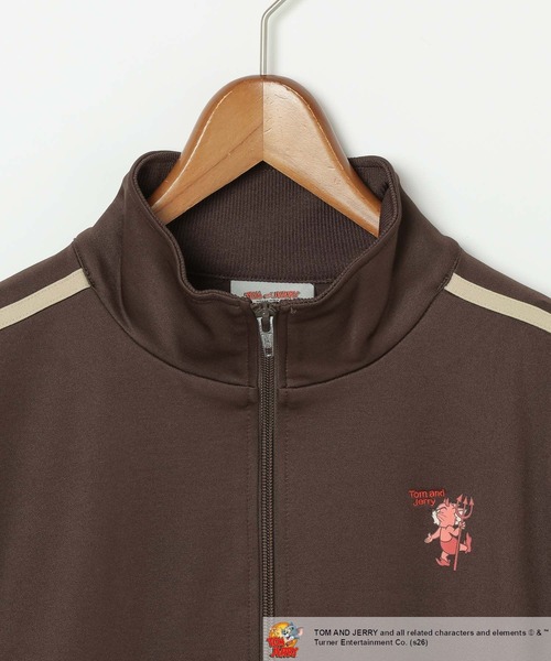 niko and...（ニコアンド）の「【トムとジェリー】コラボ トラックジャージ（ジャージ・レディース・ブルー/ブラウン・MEDIUM/LARGE）」の14枚目の写真