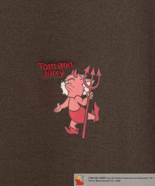 niko and...（ニコアンド）の「【トムとジェリー】コラボ トラックジャージ（ジャージ・レディース・ブルー/ブラウン・MEDIUM/LARGE）」の19枚目の写真