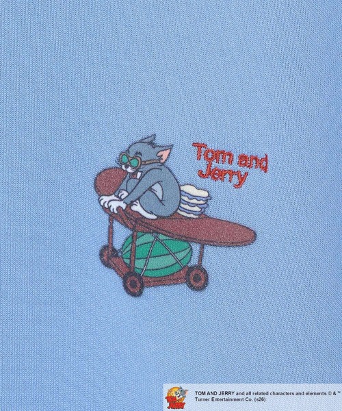 niko and...（ニコアンド）の「【トムとジェリー】コラボ トラックジャージ（ジャージ・レディース・ブルー/ブラウン・MEDIUM/LARGE）」の21枚目の写真