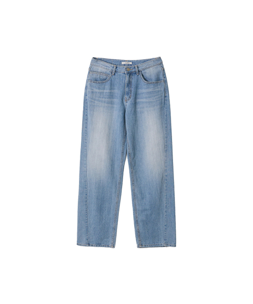 Kijun(キジュン)の「Washed Relaxed Fit Jeans Blue(デニムパンツ・レディース・その他・SMALL/MEDIUM)」の2枚目の写真