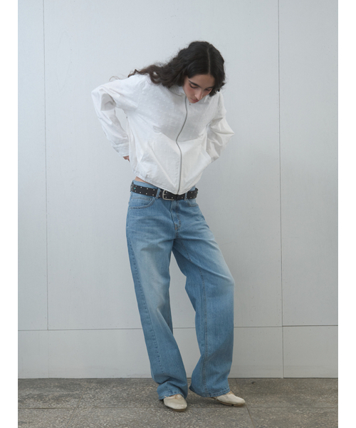 Kijun(キジュン)の「Washed Relaxed Fit Jeans Blue(デニムパンツ・レディース・その他・SMALL/MEDIUM)」の10枚目の写真
