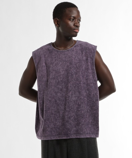 HARE(ハレ)の「【接触冷感】ユルネックノースリーブ(HARE)(Tシャツ/カットソー・メンズ・ホワイト/ブラック・SMALL/MEDIUM)」の22枚目の写真