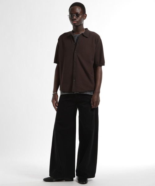 HARE(ハレ)の「【接触冷感】ユルネックノースリーブ(HARE)(Tシャツ/カットソー・メンズ・ホワイト/ブラック・SMALL/MEDIUM)」の8枚目の写真