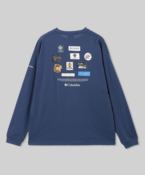 Columbia(コロンビア)の「UVカット 速乾 Columbia/スタックブルック グラフィック ロングスリーブTシャツ/コロンビア(Tシャツ/カットソー・レディース・ホワイト/ネイビー/ブラック/グリーン・XL/M/XS/L/S)」の4枚目の写真