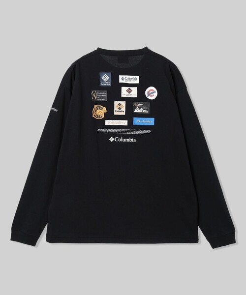 Columbia(コロンビア)の「UVカット 速乾 Columbia/スタックブルック グラフィック ロングスリーブTシャツ/コロンビア(Tシャツ/カットソー・レディース・ホワイト/ネイビー/ブラック/グリーン・XL/M/XS/L/S)」の1枚目の写真