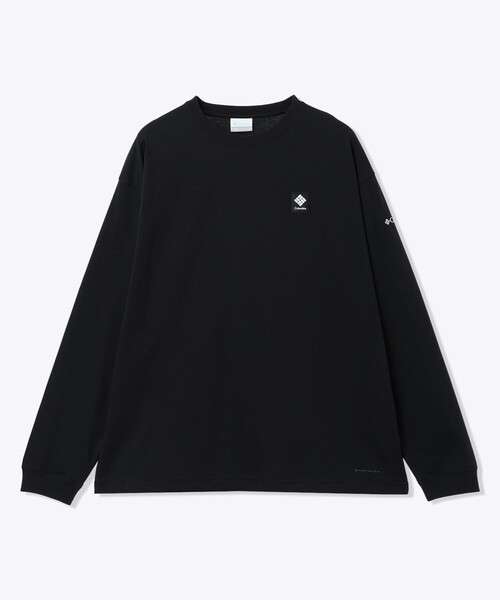 Columbia(コロンビア)の「UVカット 速乾 Columbia/スタックブルック グラフィック ロングスリーブTシャツ/コロンビア(Tシャツ/カットソー・レディース・ホワイト/ネイビー/ブラック/グリーン・XL/M/XS/L/S)」の6枚目の写真