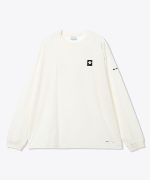 Columbia(コロンビア)の「UVカット 速乾 Columbia/スタックブルック グラフィック ロングスリーブTシャツ/コロンビア(Tシャツ/カットソー・レディース・ホワイト/ネイビー/ブラック/グリーン・XL/M/XS/L/S)」の8枚目の写真