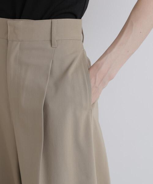 LE PHIL(ルフィル)の「◆クリアツイルカーブワイドパンツ(その他パンツ・レディース・ベージュ/ブラック・1/0)」の10枚目の写真